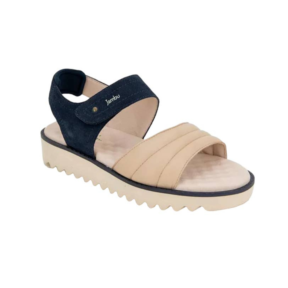 Jambu Africa Sandal in Nude / Navy Women's 9.5 New